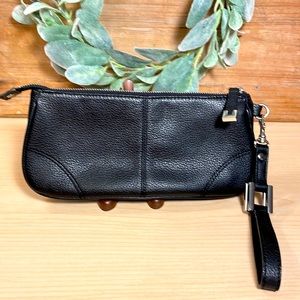 Talbots Black Wristlet